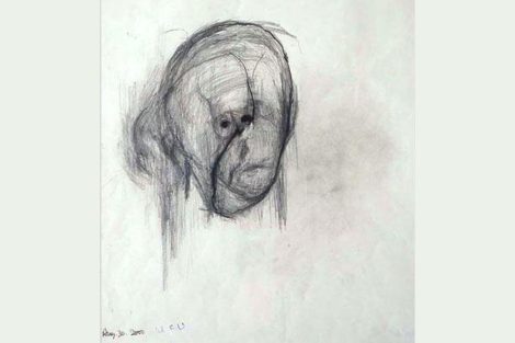 Autorretrato de Utermohlen (2000)