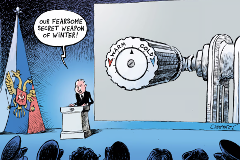 Créditos: Politico Europe. https://www.politico.eu/article/worlds-cartoonist-week-event-climate-change-russia-ukraine-war-donald-trump/