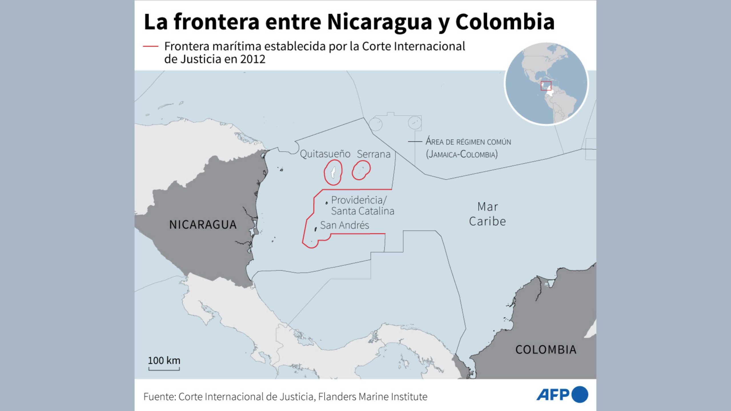 Nicaragua c. Colombie : décision de la CIJ en faveur de la Colombie