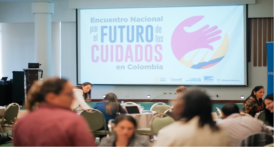 Desarrollo del Encuentro Nacional por el Futuro de los Cuidados en Colombia promovido por la Vicepresidencia de la República. Foto: Oficina de Prensa y Comunicaciones de la Vicepresidencia de la República. 