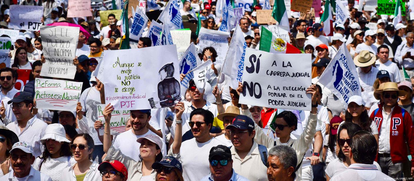 La revuelta en contra de AMLO por su reforma al Poder Judicial » Al ...