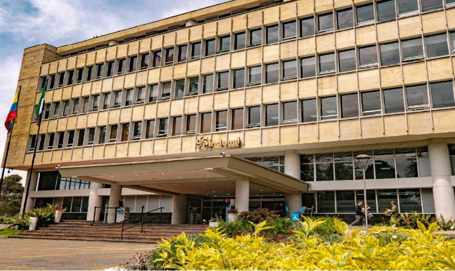 Edificio Administrativo de Industria Militar Colombiana INDUMIL S.A. en el CAN en Bogotá. Foto: INDUMIL/MinDefensa