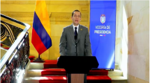 Andrés Barreto, Secretario Jurídico de la Presidencia de la República al anunciar la objeción del proyecto de Ley de Requisitos de Altos Cargos del Estado promovida por el Centro Democrático. Foto: Revista SEMANA