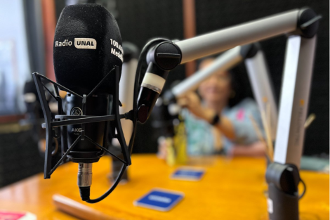 Estudios de Radio UNAL Medellín que se emite por el dial 101.4 FM: Foto: Radio UNAL (X/Twitter)