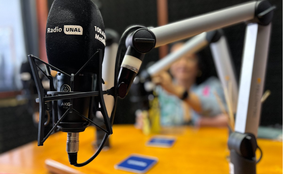 Estudios de Radio UNAL Medellín que se emite por el dial 101.4 FM: Foto: Radio UNAL (X/Twitter)